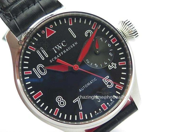 MIROTIME 0101 RelaxedFit Big Pilot Real PR IW500435 “Muhammad Ali” ZF Best Edition On Black Leather Strap A 7295